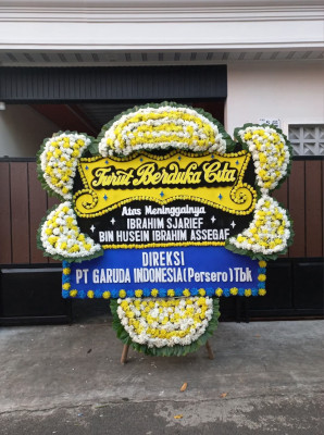 Papan Bunga Duka di Bantar Panjang